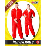 Load image into Gallery viewer, Red Unisex Overall Costume - One Size
