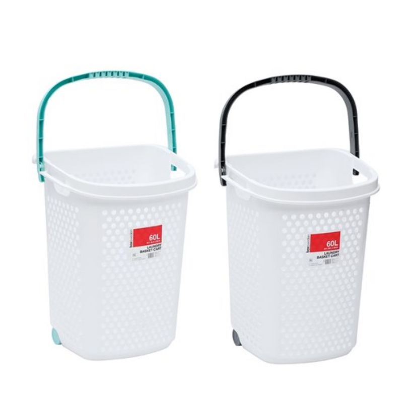 Laundry Basket Cart - 60L