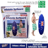 Load image into Gallery viewer, Inflatable Australia Design Surfboard - 144cm x 43cm - The Base Warehouse

