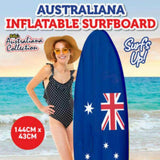 Load image into Gallery viewer, Inflatable Australia Design Surfboard - 144cm x 43cm - The Base Warehouse
