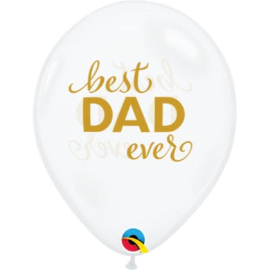 Simply Best Dad Ever Latex Balloon - 30cm - The Base Warehouse