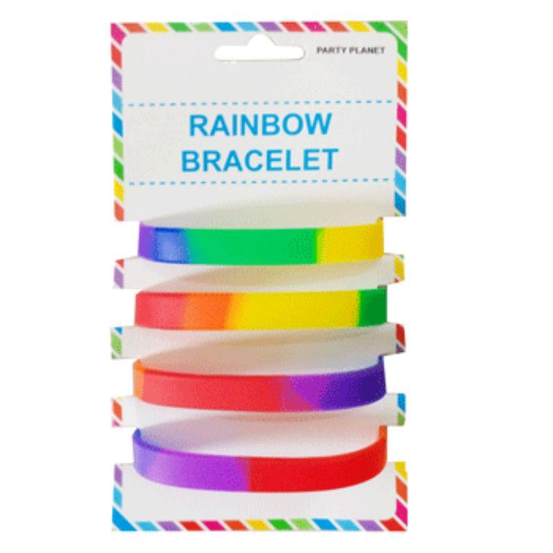 4 Pack Rainbow Bracelets