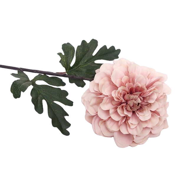 Dusty Pink Dahlia Stem - 65cm