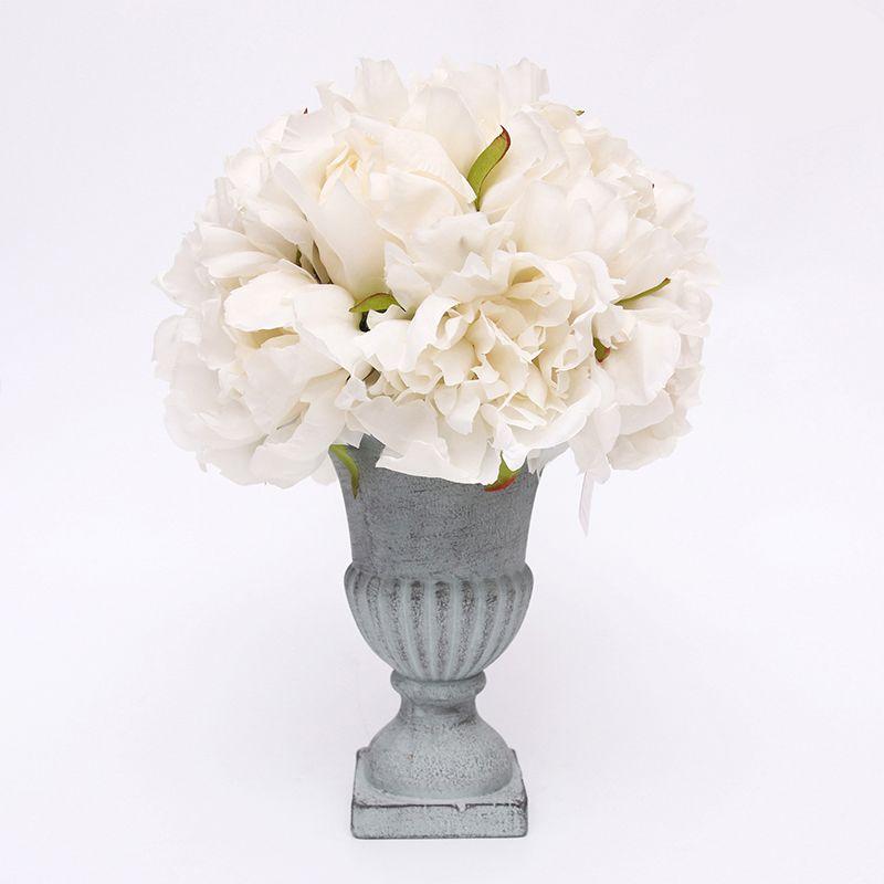 Ivory Peonies in Pot