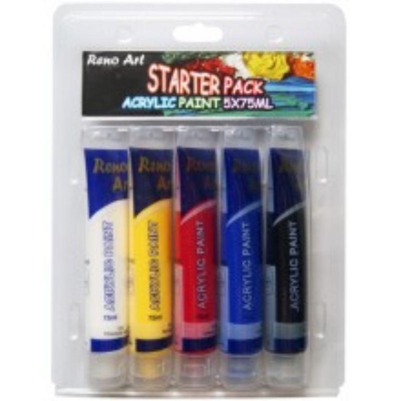 5 Acrylic Starter Pack - 75ml