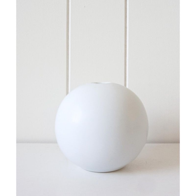 White Sphere Small Vase - 12cm