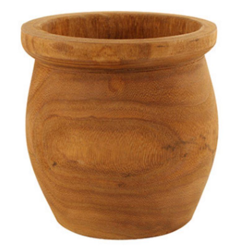 Kali Wooden Pot - 28cm x 24cm
