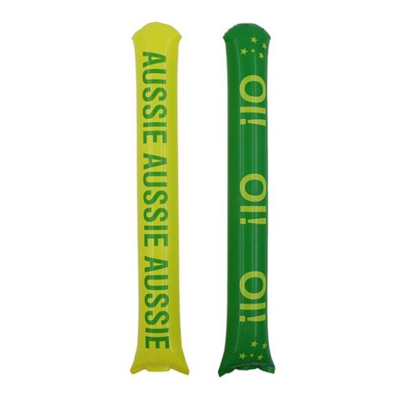 2 Pack Aussie Cheer Sticks - 60cm x 10cm