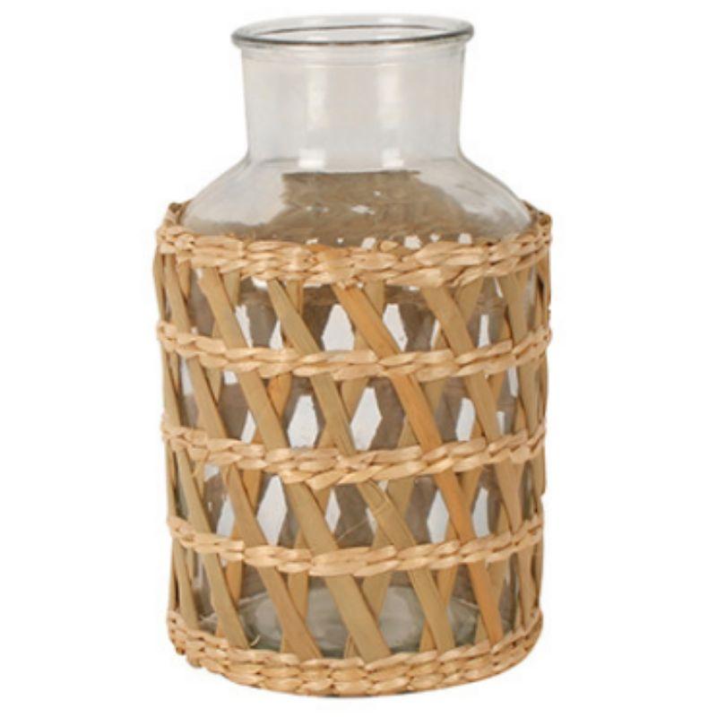 Archi Seagrass Woven Vase - 30cm x 18cm