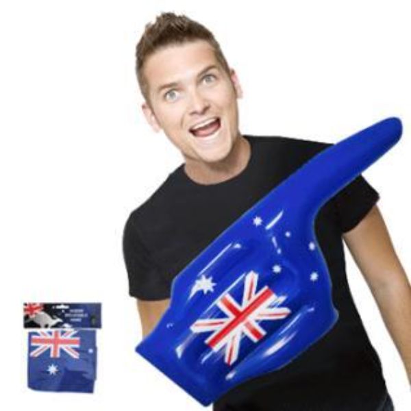 Aussie Flag Inflatable Hand - 55cm