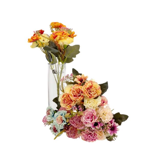 Artificial Carnation 8 Heads - 28cm