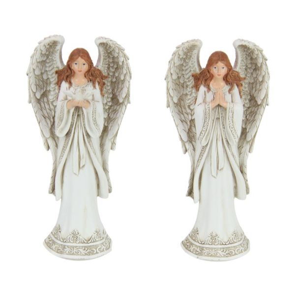 White Robe Prayer Angel - 18cm