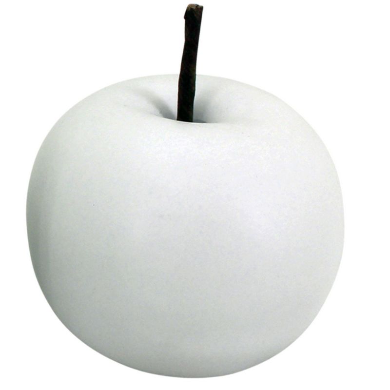 White Eden Apple - 8.5cm x 6.5cm