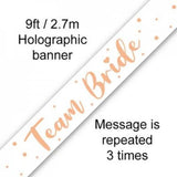 Load image into Gallery viewer, Team Bride Banner - 2.7m
