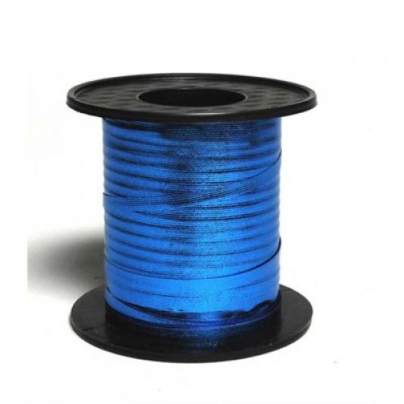 Blue Metallic Curling Ribbon - 225m