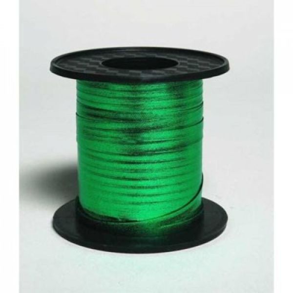 Green Metallic Curling Ribbon - 225m