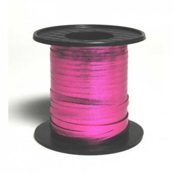Pink Metallic Curling Ribbon - 225m