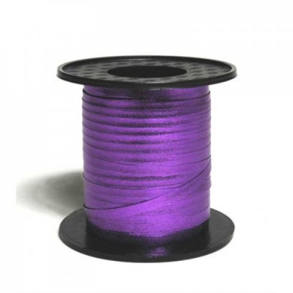 Purple Metallic Curling Ribbon - 225m