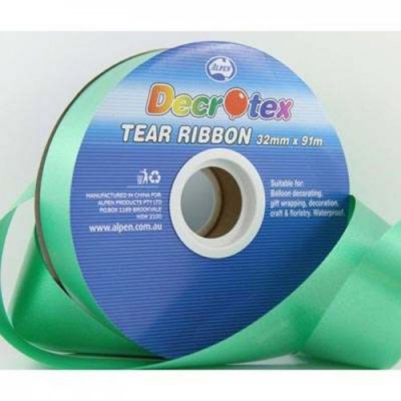 Emerald Green Tear Ribbon - 91m