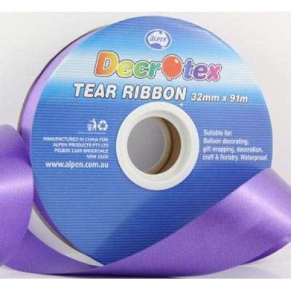 Purple Tear Ribbon - 91m