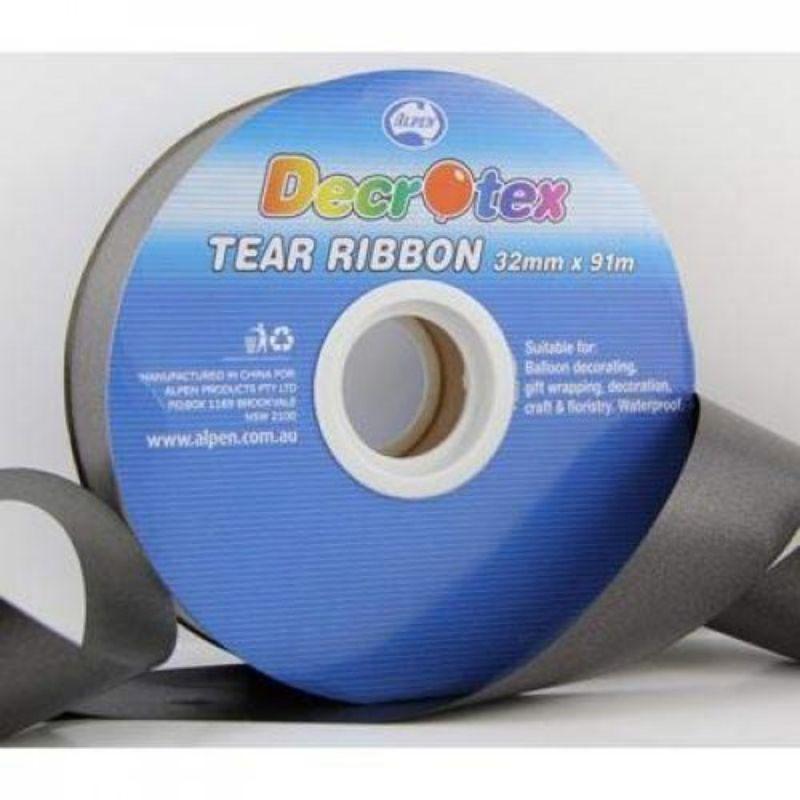 Black Tear Ribbon - 91m x 32mm