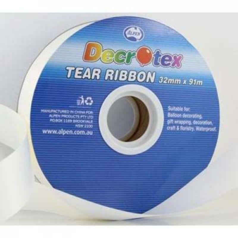 Ivory Tear Ribbon - 91m x 32mm