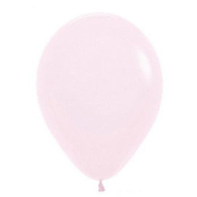 Matte Pastel Pink Latex Balloon - 12cm - The Base Warehouse