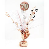 Load image into Gallery viewer, 70 Rose Gold &amp; White Centrepiece Weight - 165g
