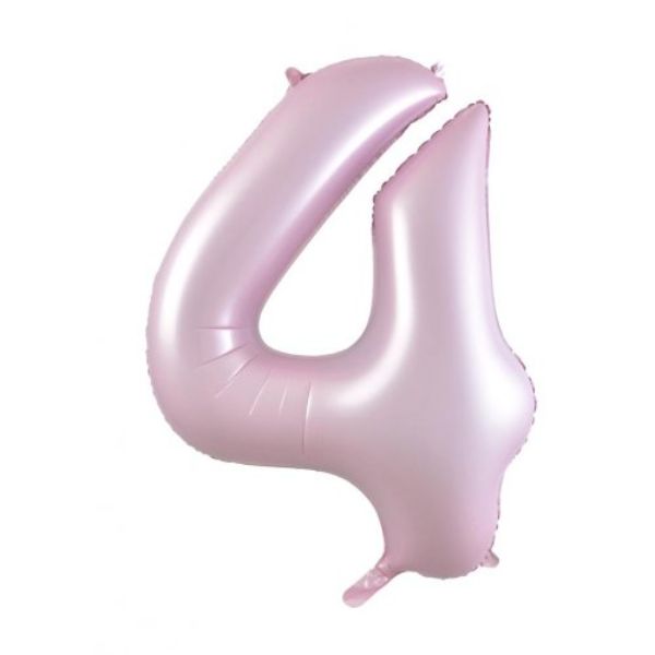 Matt Pastel Pink #4 Decrotex Foil Balloon - 86.36cm