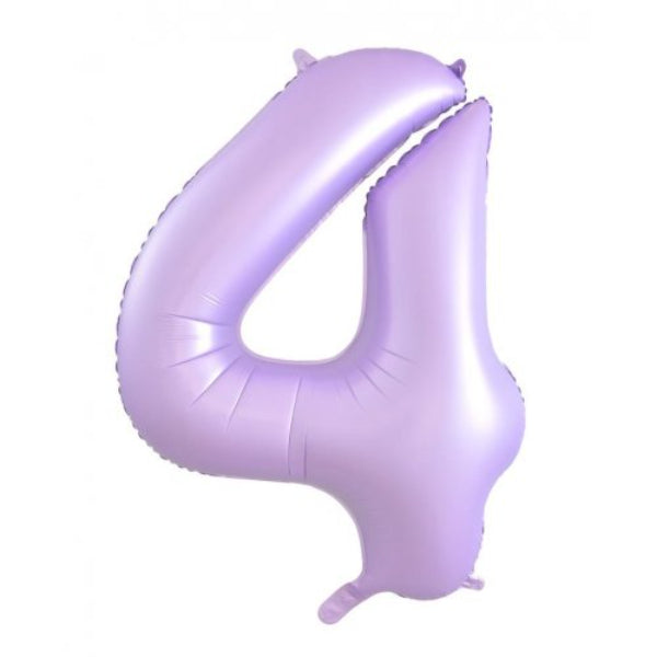 1 Pack Decrotex Matt Pastel Lilac Foil Balloon - 86.36cm