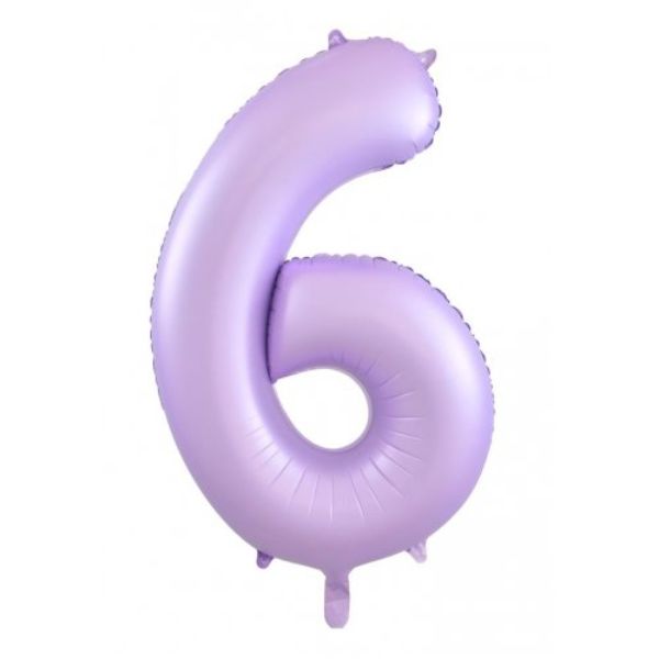 Matt Lilac Decrotex Foil Balloon #6 - 86cm