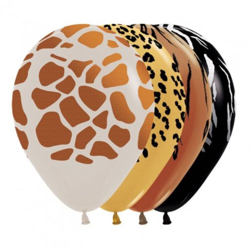 Animal Prints Sempertex Latex Balloon - 30cm