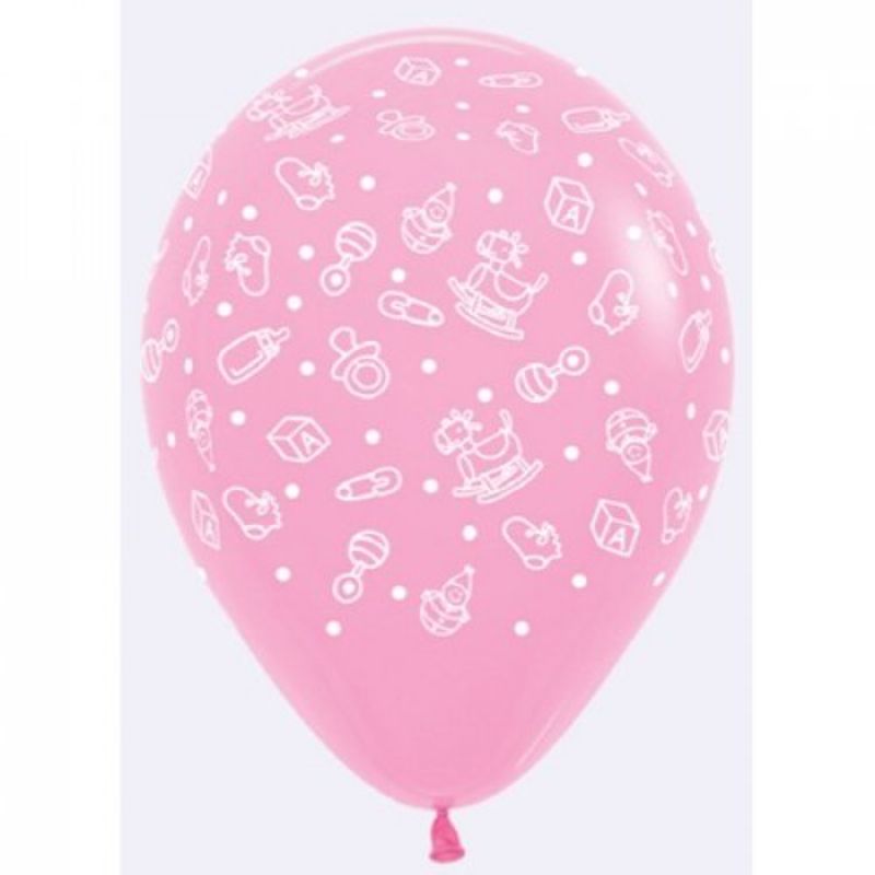 Baby Bits Girl Latex Balloon - 30cm