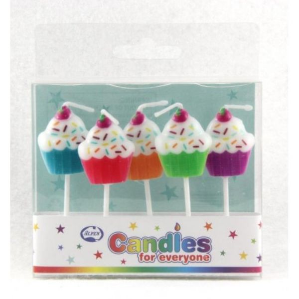 6 Pack Cup Cake Candles
