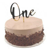 Load image into Gallery viewer, Gold Acrylic One Cake Topper - 2mm
