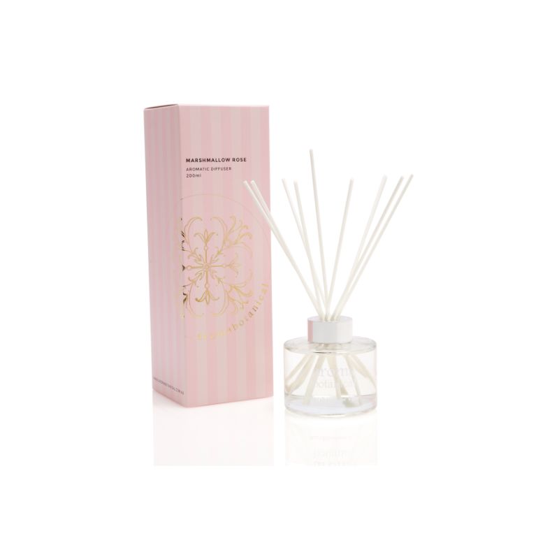 Aromabotanical Marshmallow Rose Aromatic Reed Diffuser - 200ml