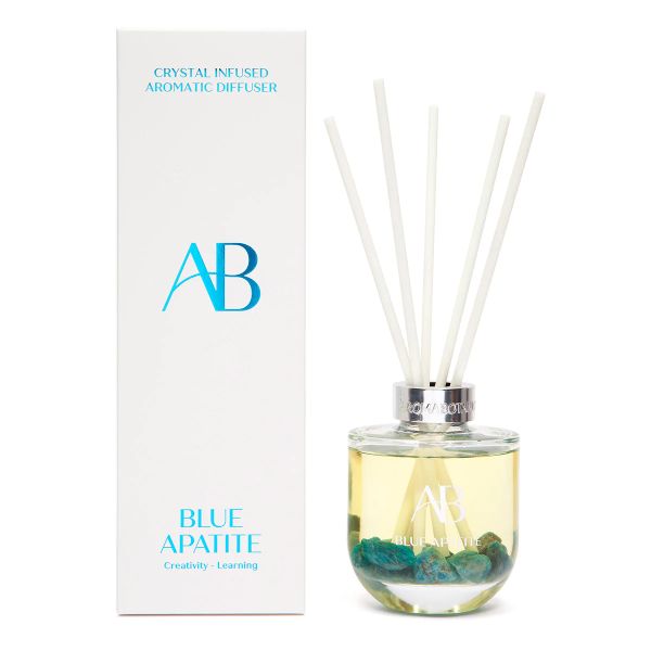 Blue Apatite Crystal Infused Aromatic Diffuser - 200ml