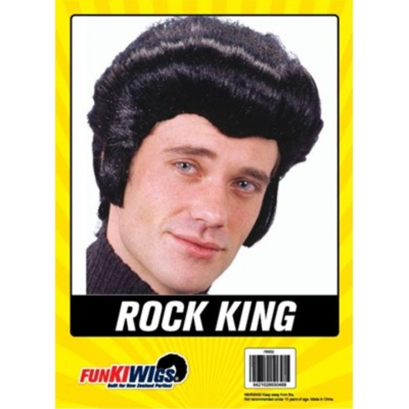 Mens King Of Rock Wig