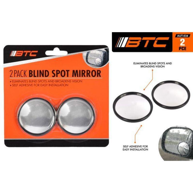 2 Pack Blind Spot Rear View Mirrors - The Base Warehouse