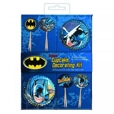 Batman Cupcake Decorations Kit - The Base Warehouse
