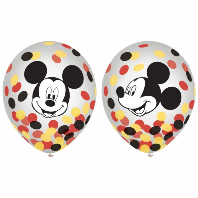 6 Pack Mickey Mouse Forever Latex Balloons - 30cm