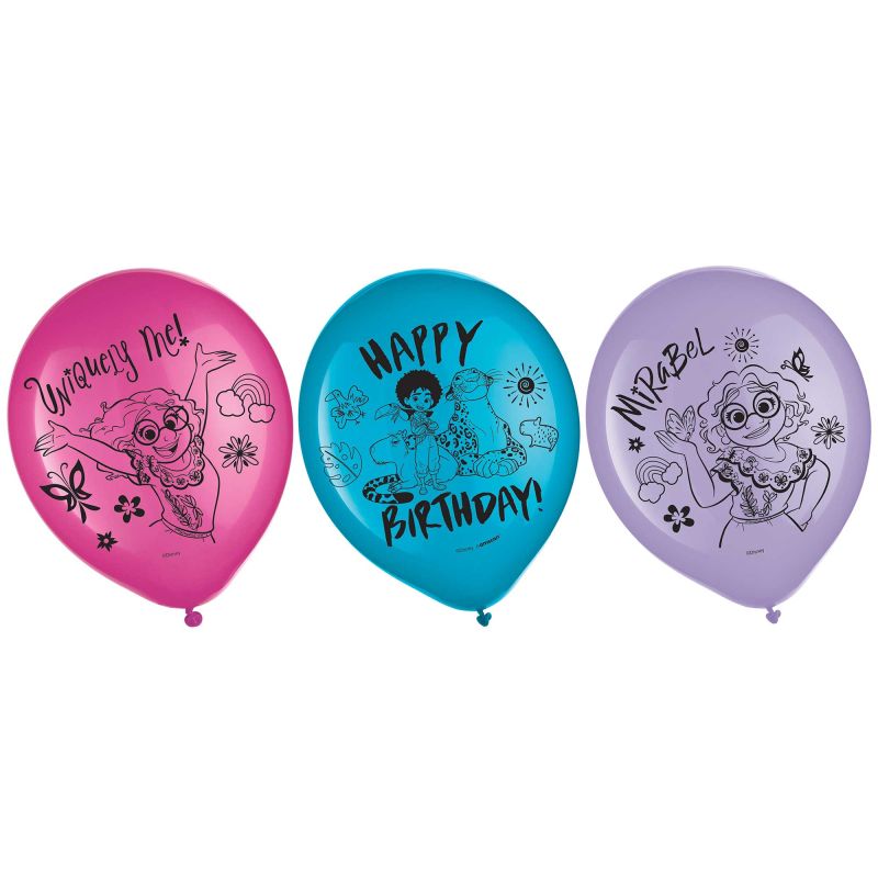 6 Pack Encanto Latex Balloons - 30cm