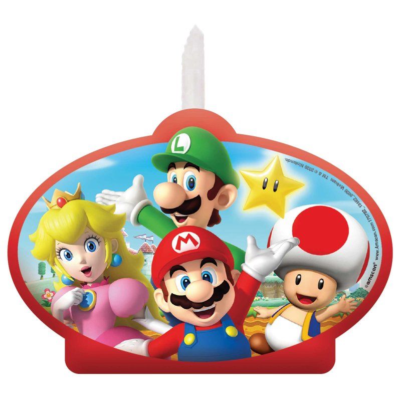 Super Mario Brothers Candle - 11cm x 7cm