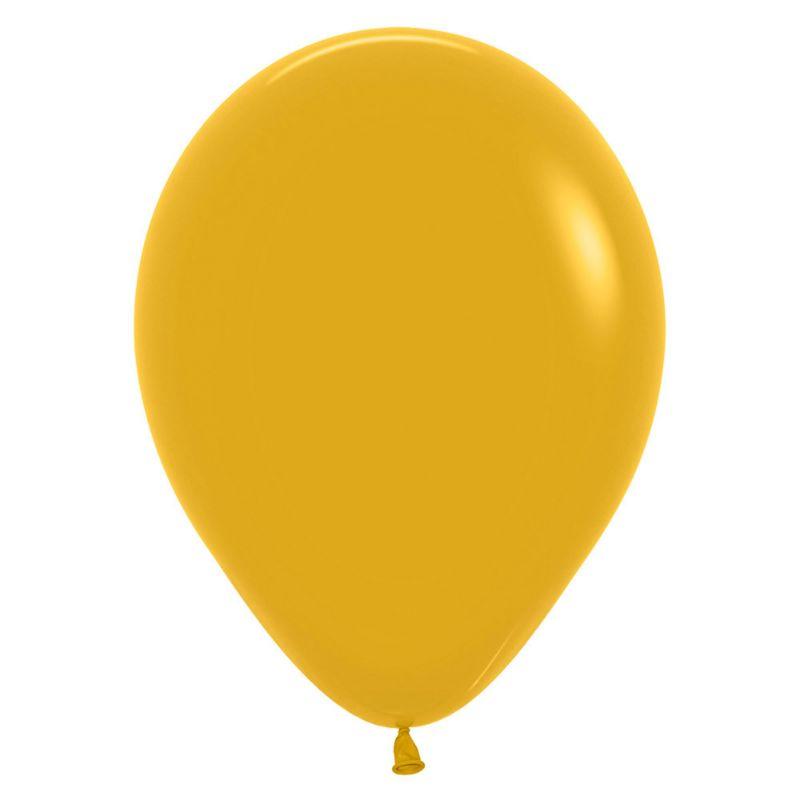25 Pack Fashion Mustard Sempertex Balloons - 30cm