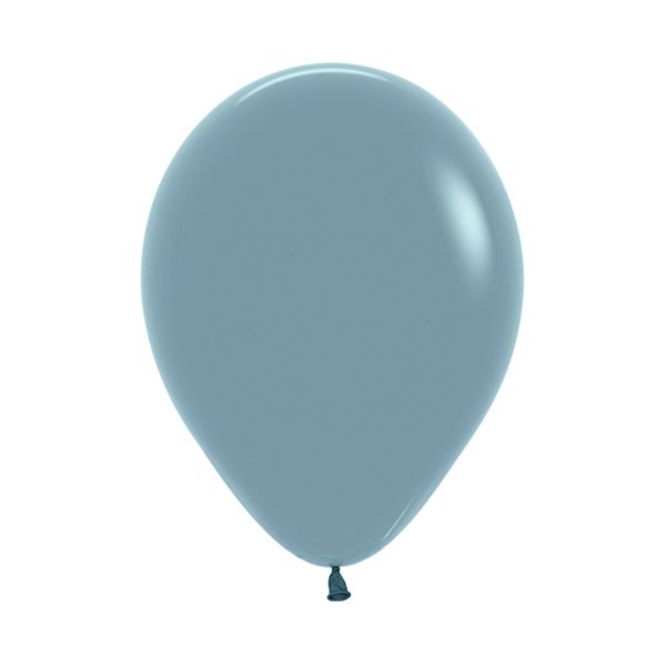 25 Pack Sempertex Pastel Dusk Blue Latex Balloons - 30cm