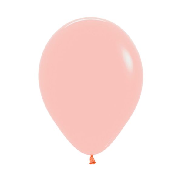 Sempertex 50 Pack Sempertex Pastel Matte Melon Latex Balloons - 12cm