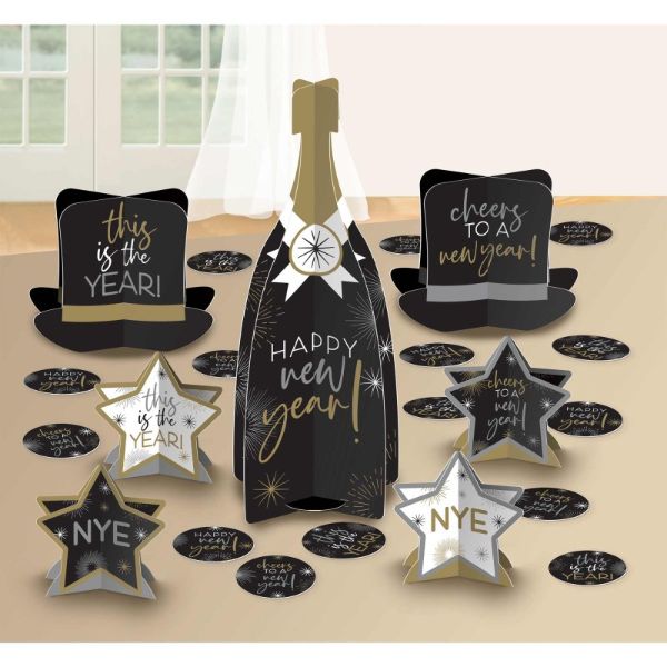 27 Pack Happy New Year Table Decorating Centrepiece Kit