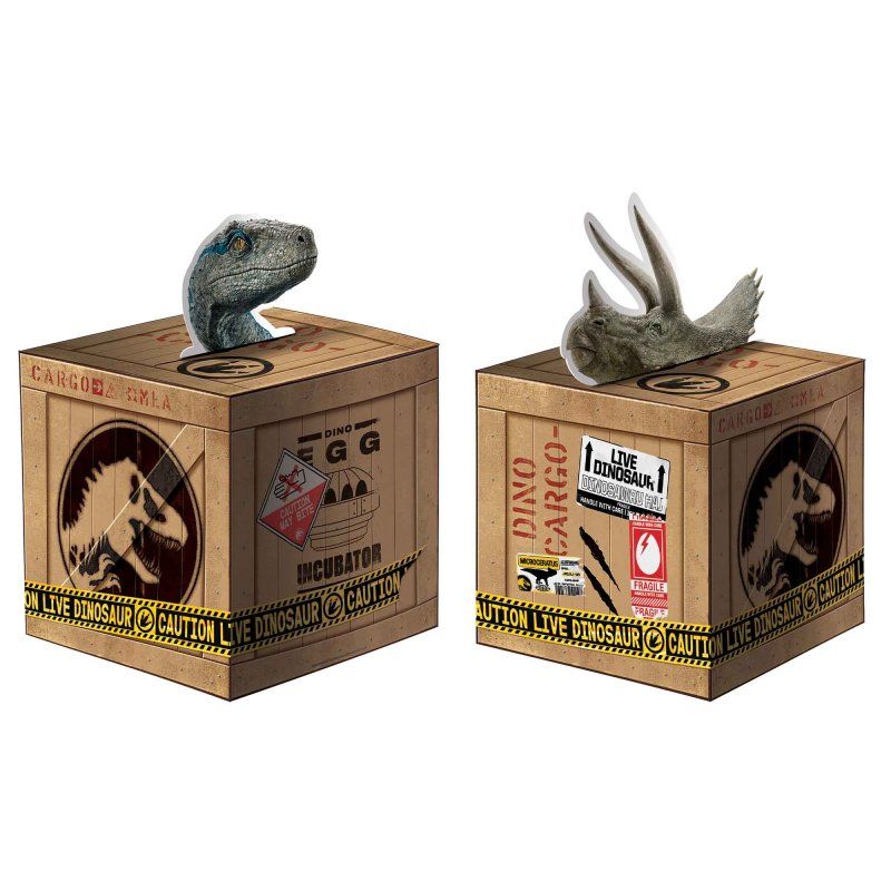 4 Pack Jurassic Into The Wild Centrepiece Decoration Kit