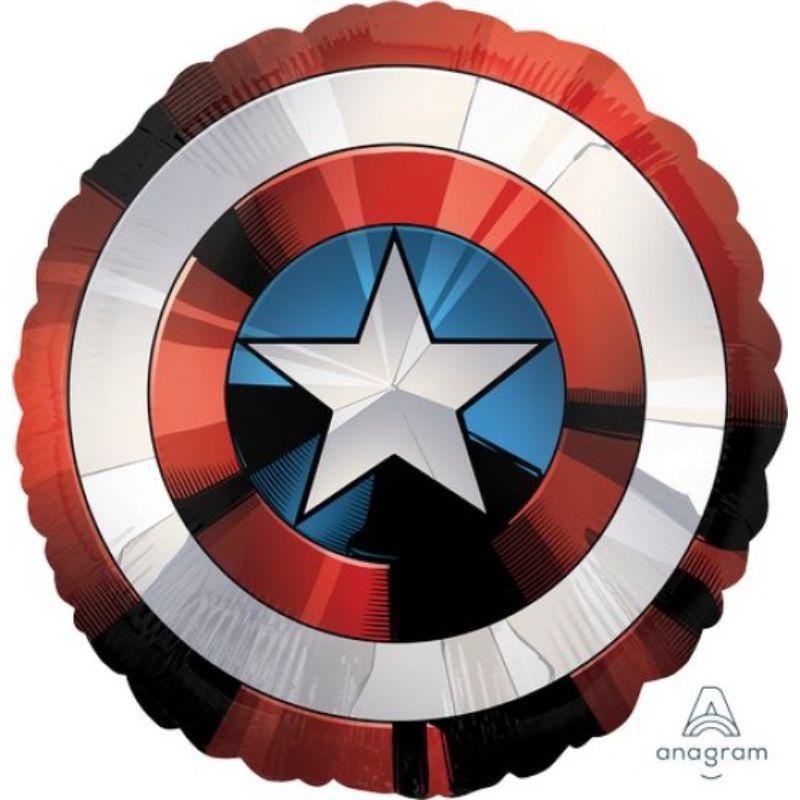 Jumbo Shape Avengers Shield Foil Balloon - 71cm