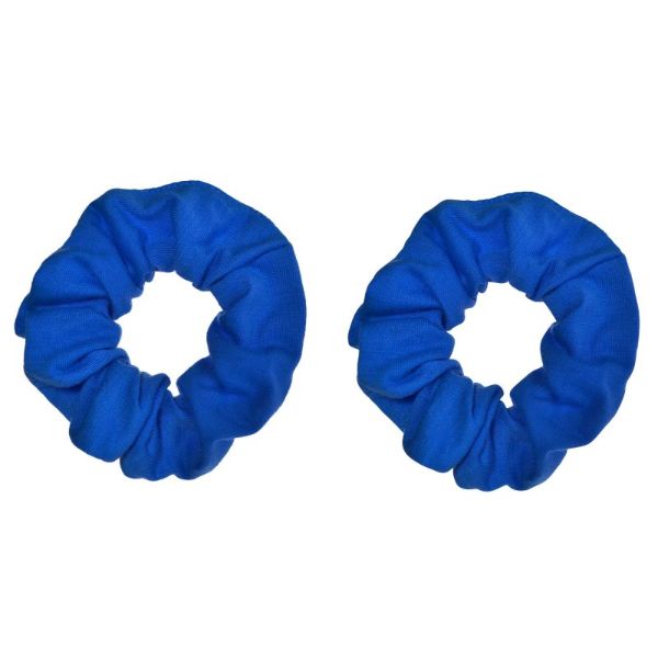 2 Pack Blue Hair Scrunchies